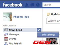 facebook, lam chu giao dien new feed, thu thuat facebook, facebook tips, facebook co ban